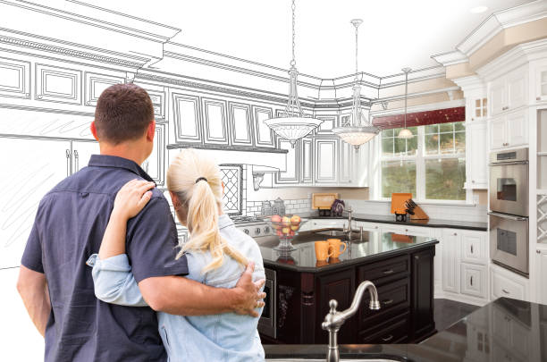 Kitchen flooring installation in Philadelphia by JMT Kitchen Cabinet